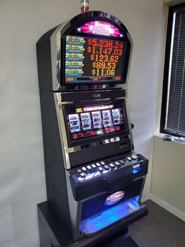 BALLY QUICK HIT JACKPOT STARS & BARS S9000 SLOT MACHINE WITH TOP BONUS MONITOR