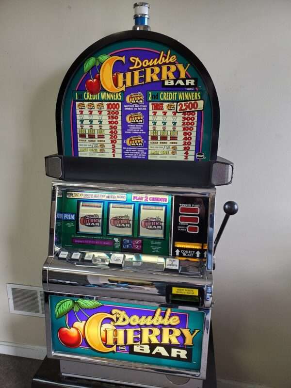 IGT DOUBLE CHERRY BAR S2000 SLOT MACHINE